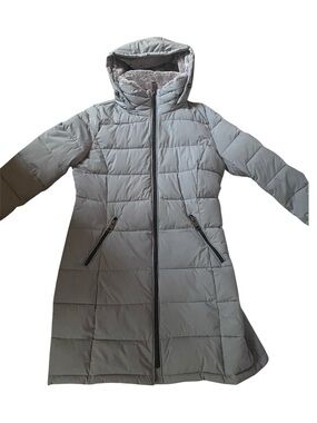 Women’s NWOT Andrew Marc Long Stretch Parka / Quilted Puffer Coat Jacket